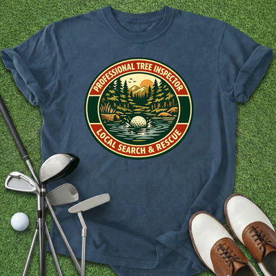 Search & Rescue T-Shirt Gift For Golfer