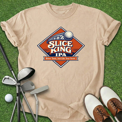 Slice King IPA T-Shirt Gift For Golfer
