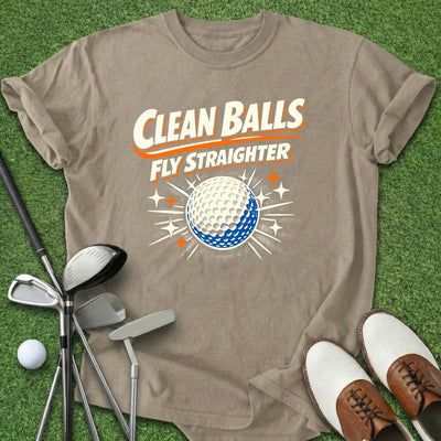 Clean Balls T-Shirt Gift For Golfer