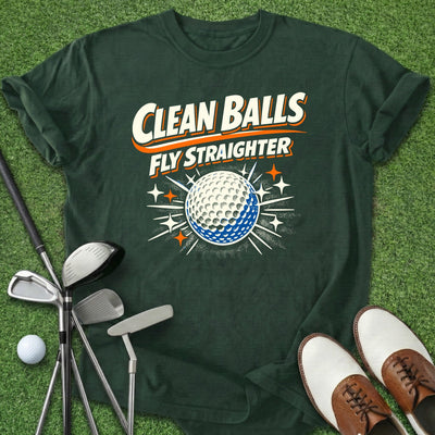 Clean Balls T-Shirt Gift For Golfer