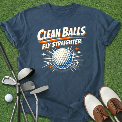 Clean Balls T-Shirt Gift For Golfer