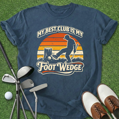 Foot Wedge T-Shirt Gift For Golfer