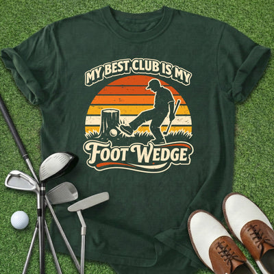 Foot Wedge T-Shirt Gift For Golfer