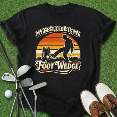 Foot Wedge T-Shirt Gift For Golfer