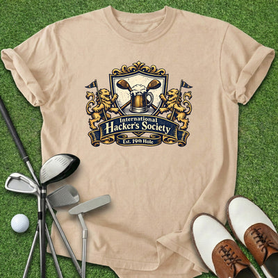 Hackers Society T-Shirt Gift For Golfer