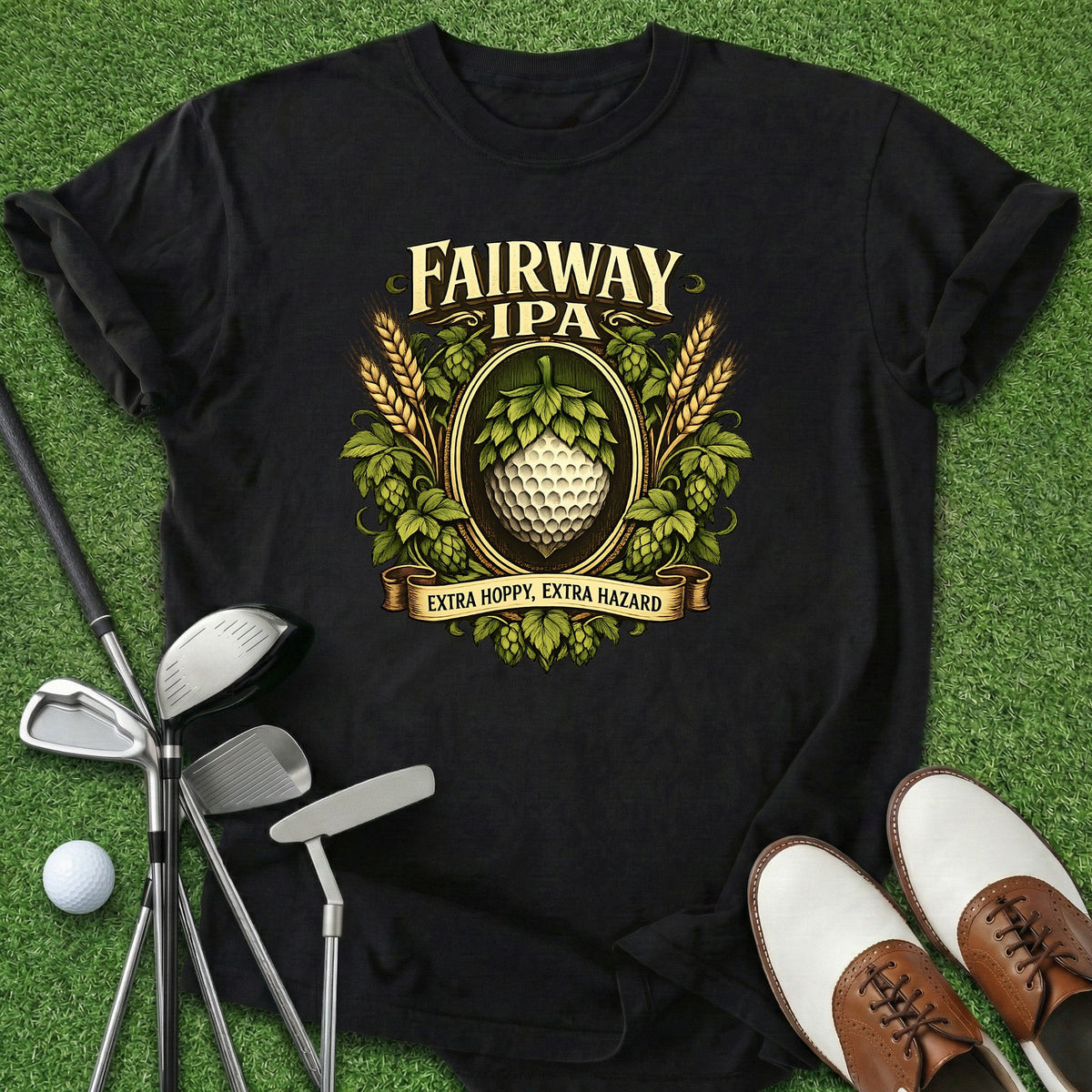 Fairway IPA T-Shirt Gift For Golfer