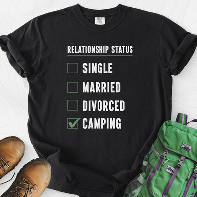 Relationship Status T-Shirt Gift For Hiker