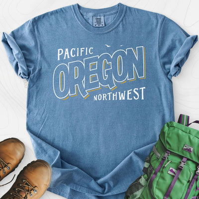 Pacific Oregon T-Shirt Gift For Hiker