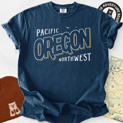 Pacific Oregon T-Shirt Gift For Hiker