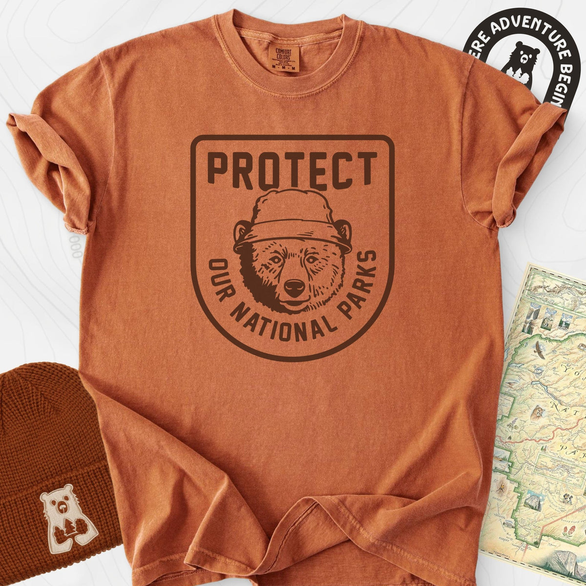 Protect Our National Parks T-Shirt Gift For Hiker