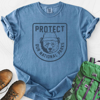 Protect Our National Parks T-Shirt Gift For Hiker