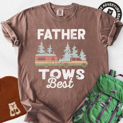 Father Tows Best T-Shirt Gift For Hiker