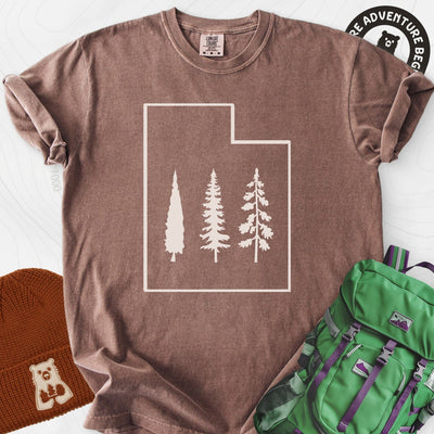 Utah Trees T-Shirt Gift For Hiker