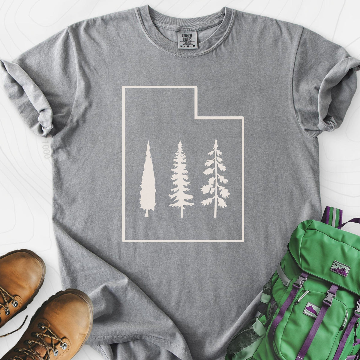 Utah Trees T-Shirt Gift For Hiker