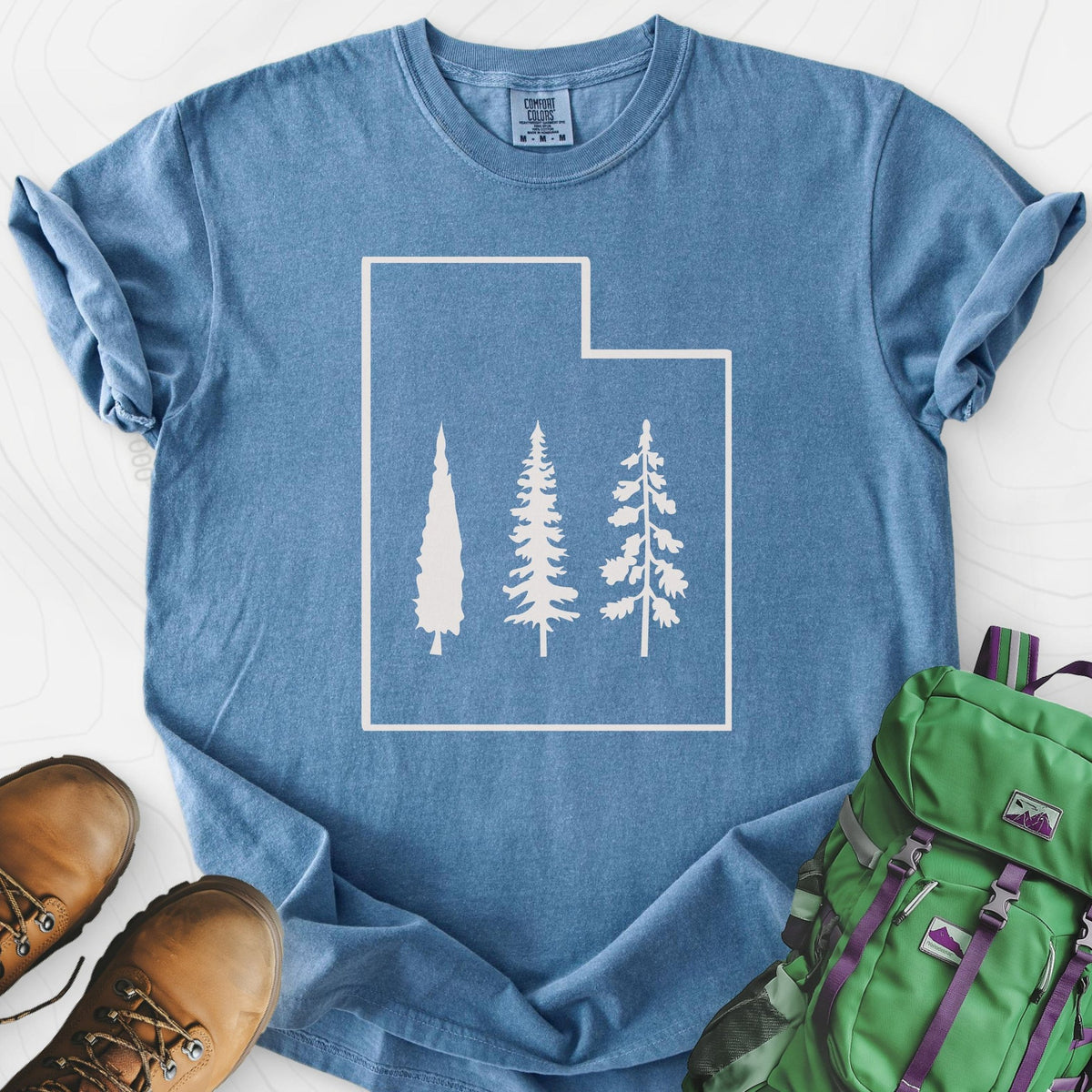 Utah Trees T-Shirt Gift For Hiker