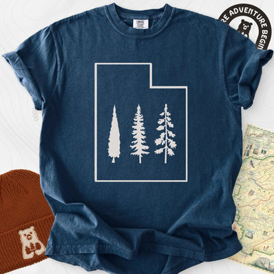 Utah Trees T-Shirt Gift For Hiker