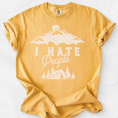 I Hate People T-Shirt Gift For Hiker