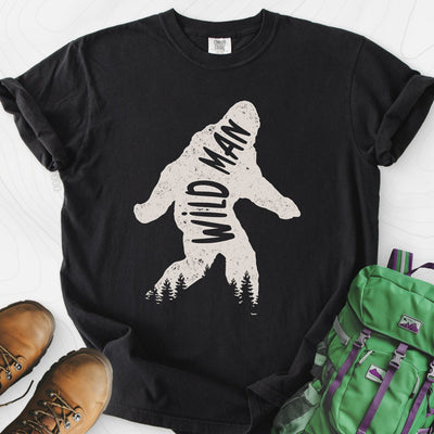 Wild Man T-Shirt Gift For Hiker