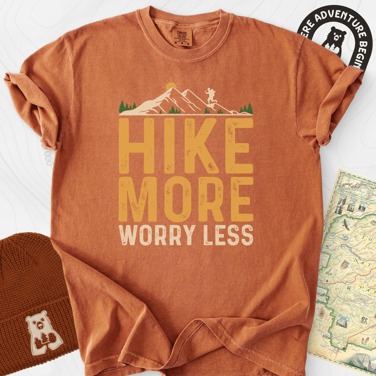Hike More T-Shirt Gift For Hiker