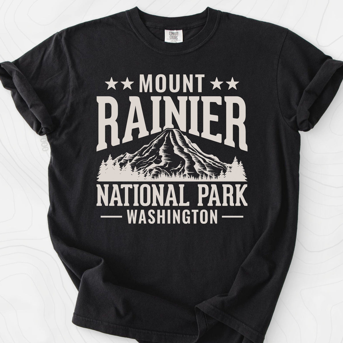 Mount Rainier T-Shirt Gift For Hiker