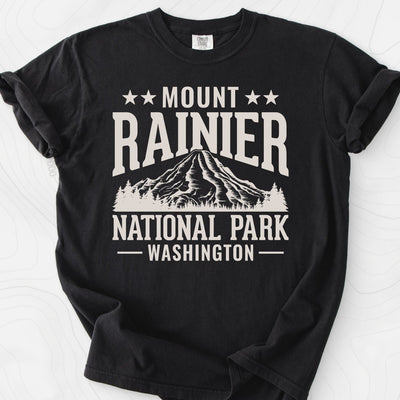 Mount Rainier T-Shirt Gift For Hiker