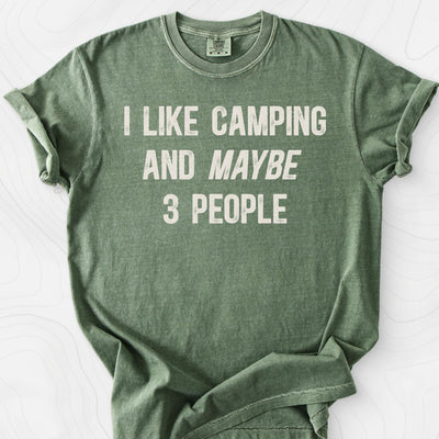 I Like Camping... T-Shirt Gift For Hiker