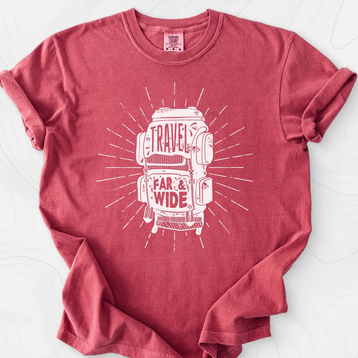Travel Far and Wide T-Shirt Gift For Hiker
