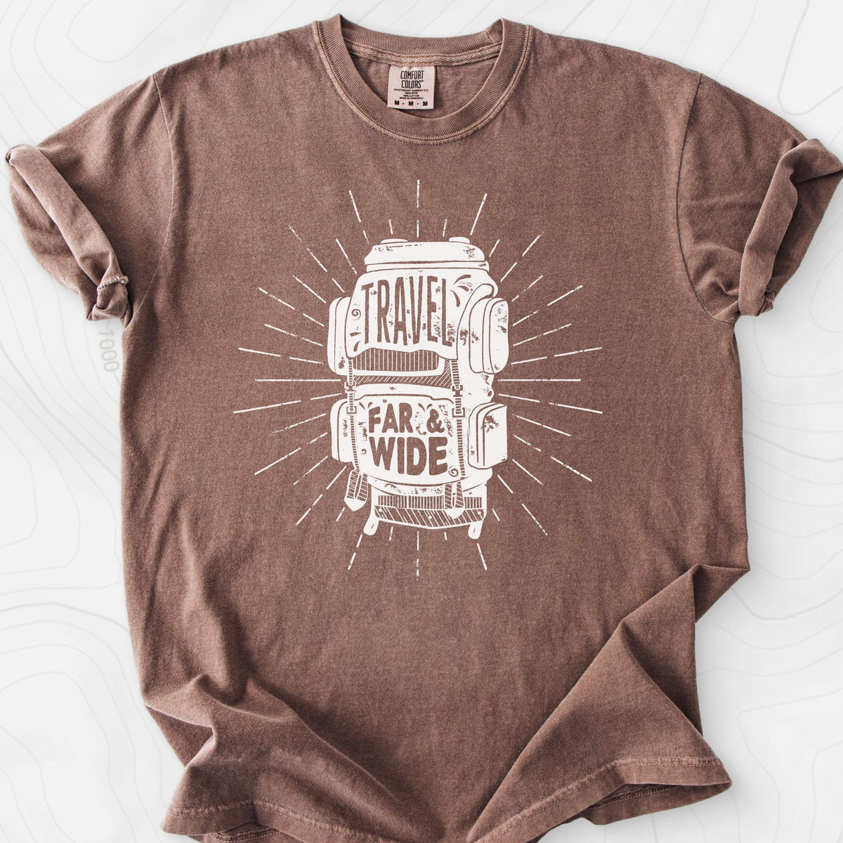 Travel Far and Wide T-Shirt Gift For Hiker
