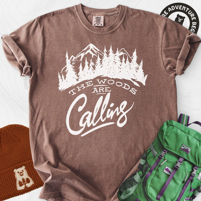The Woods Are Calling T-Shirt Gift For Hiker