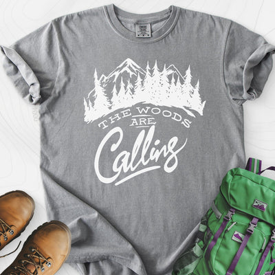 The Woods Are Calling T-Shirt Gift For Hiker