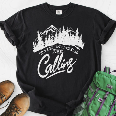 The Woods Are Calling T-Shirt Gift For Hiker