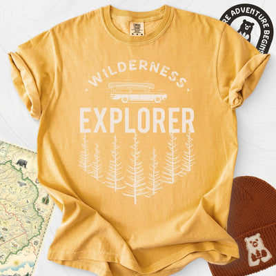 Wilderness Explorer T-Shirt Gift For Hiker