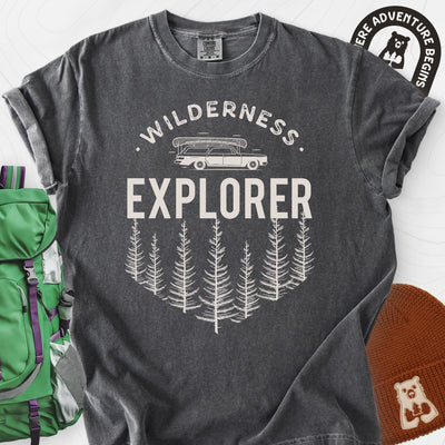 Wilderness Explorer T-Shirt Gift For Hiker