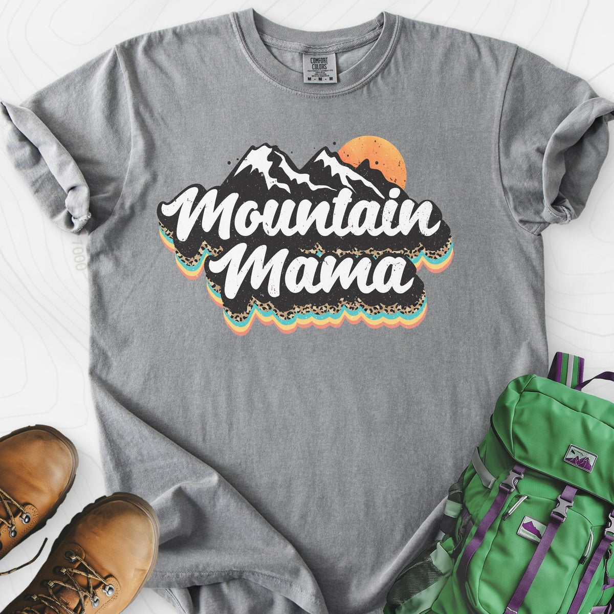 Mountain Mama Adventure T-Shirt Gift For Hiker