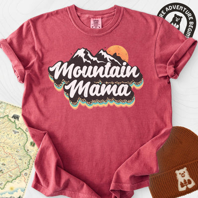 Mountain Mama Adventure T-Shirt Gift For Hiker