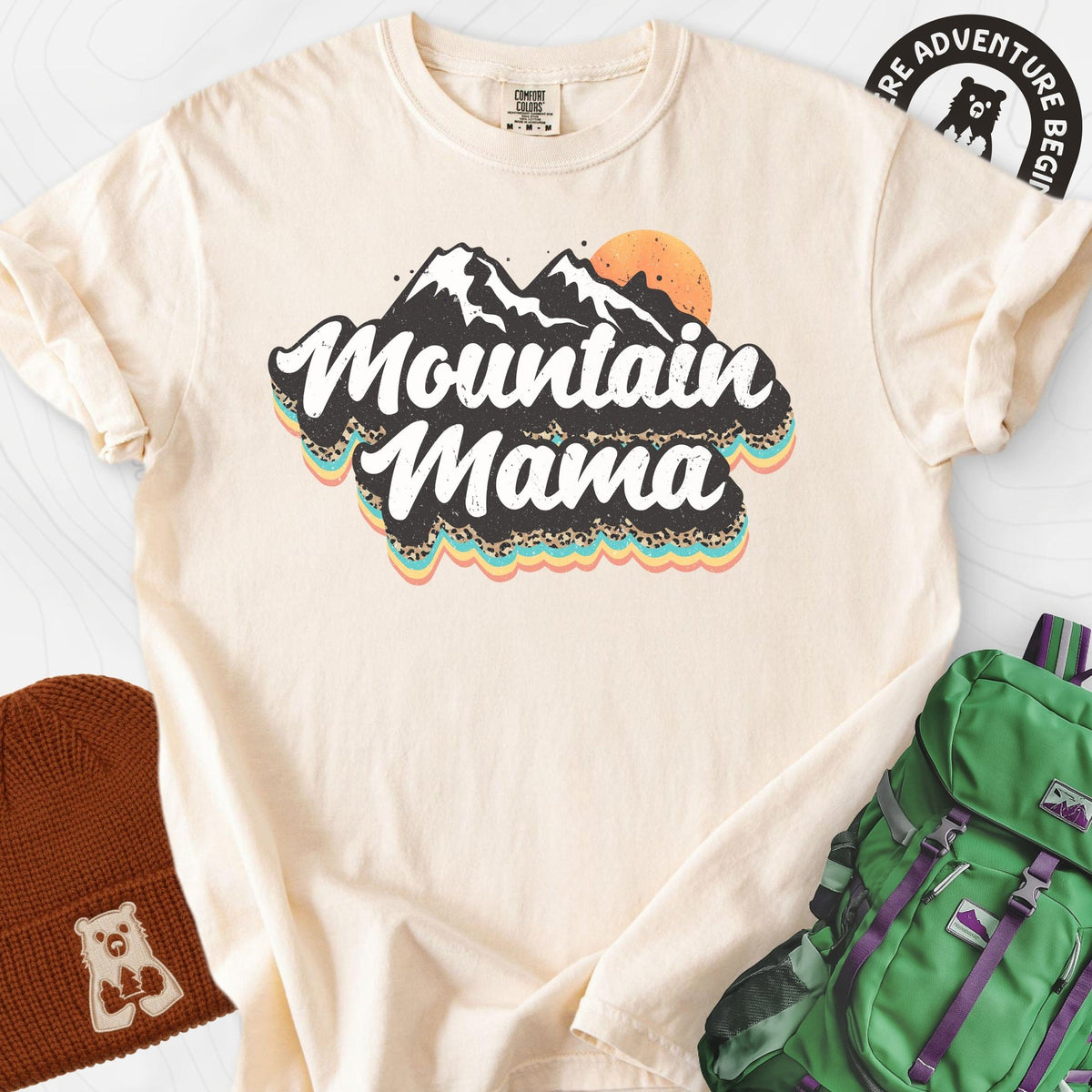 Mountain Mama Adventure T-Shirt Gift For Hiker