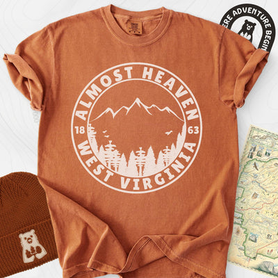 Almost Heaven T-Shirt Gift For Hiker