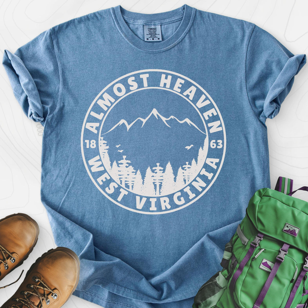 Almost Heaven T-Shirt Gift For Hiker