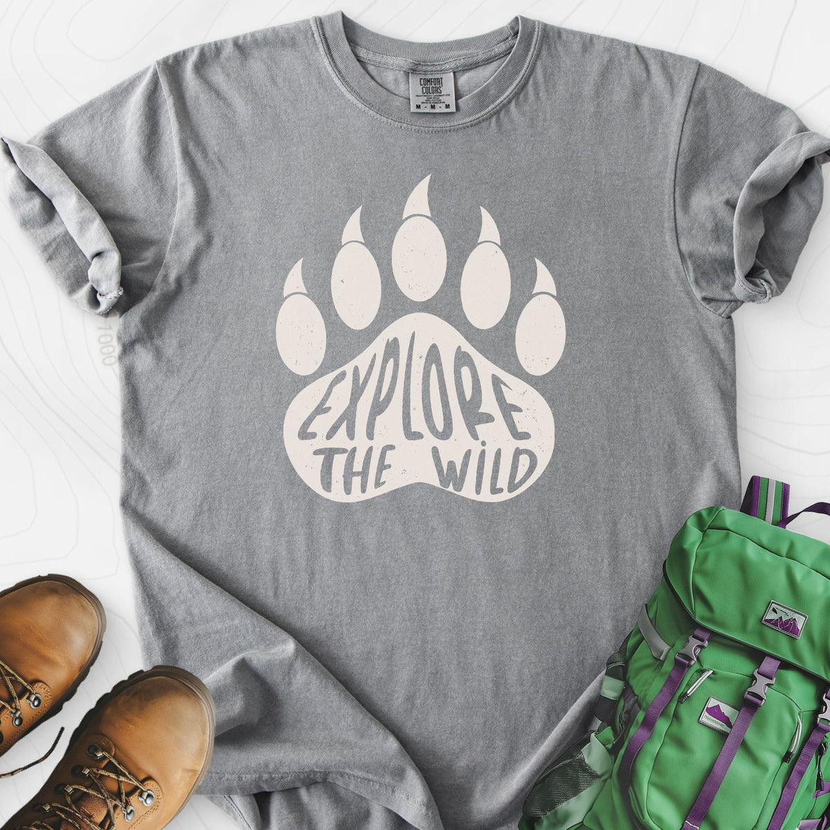 Explore the Wild T-Shirt Gift For Hiker