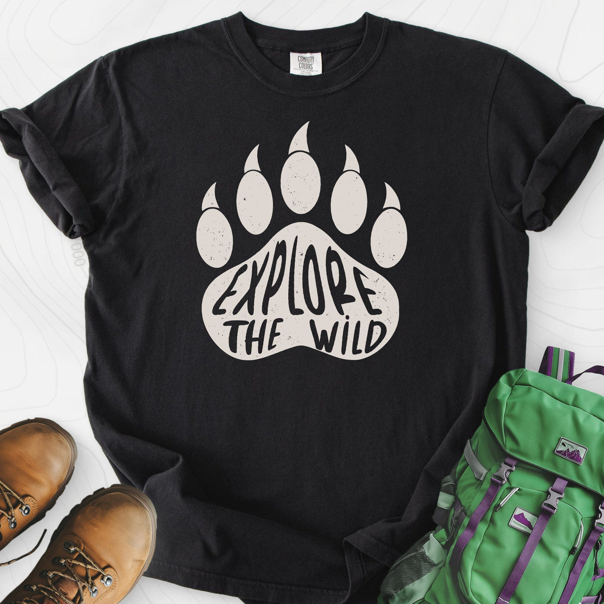Explore the Wild T-Shirt Gift For Hiker