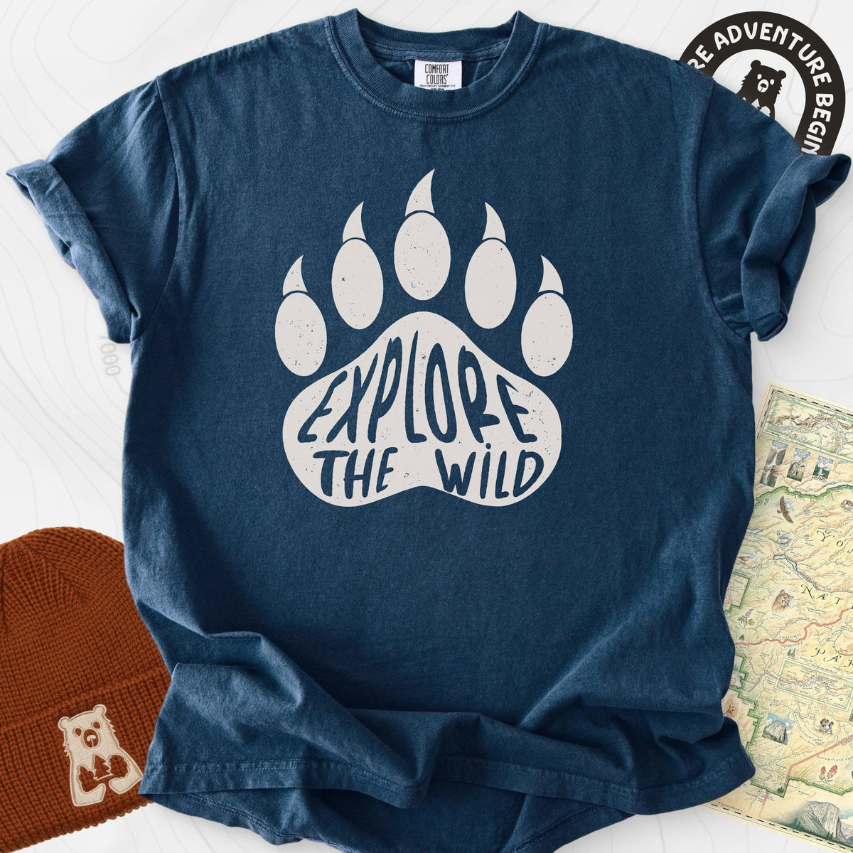 Explore the Wild T-Shirt Gift For Hiker