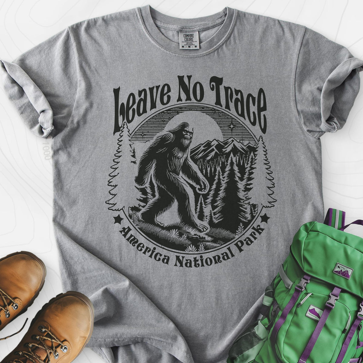 Leave No Trace T-Shirt Gift For Hiker