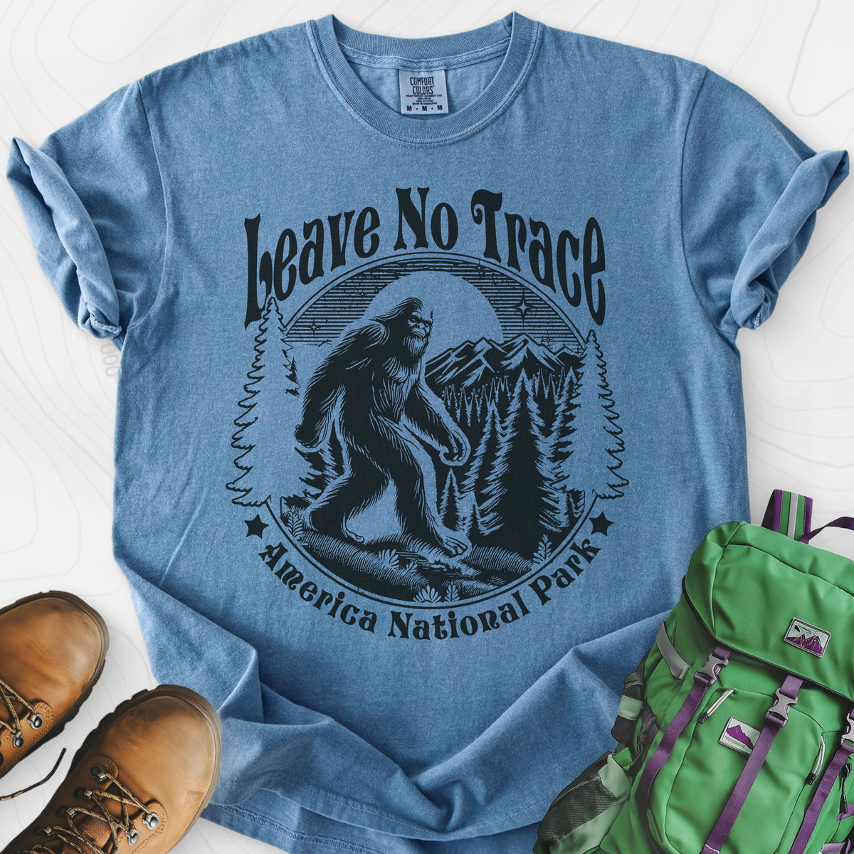 Leave No Trace T-Shirt Gift For Hiker