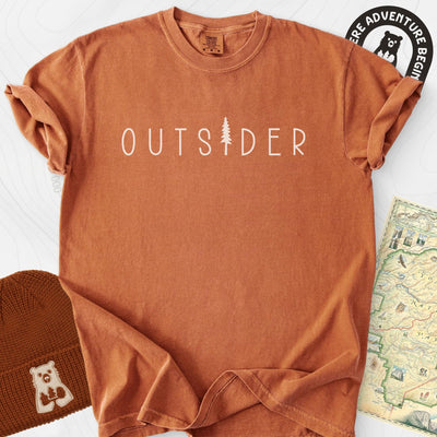 Outsider T-Shirt Gift For Hiker