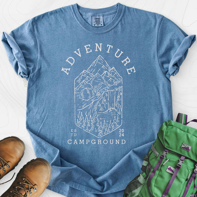 Adventure Campground T-Shirt Gift For Hiker