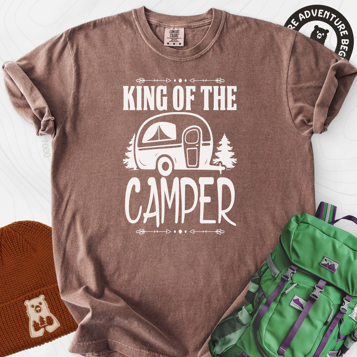 Camping King T-Shirt Gift For Hiker