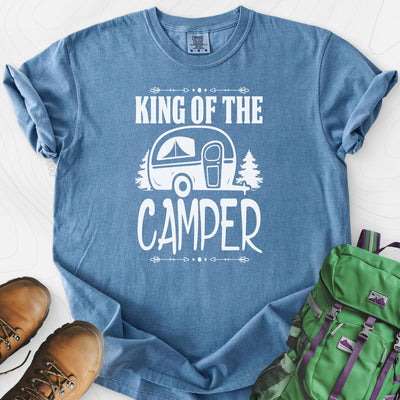Camping King T-Shirt Gift For Hiker