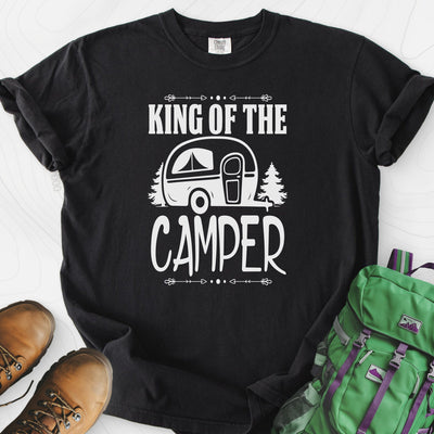 Camping King T-Shirt Gift For Hiker