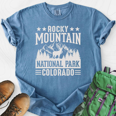 Rocky Mountain T-Shirt Gift For Hiker