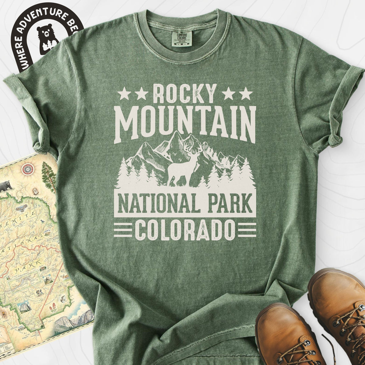 Rocky Mountain T-Shirt Gift For Hiker
